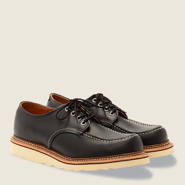 Red Wing Oxford Mens Black - Classic - Chrome Leather - 8910457-TF